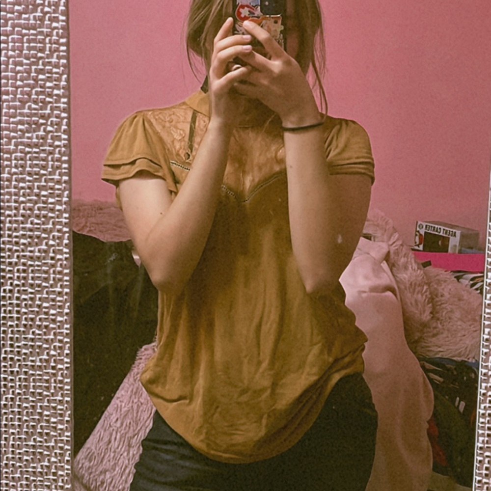 Mustard Yellow Blouse